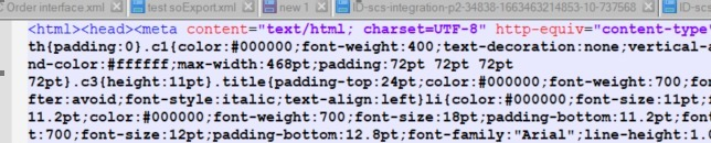 XML with HTML Formatting