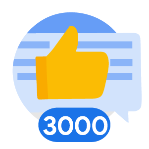 Likes Received 3000
