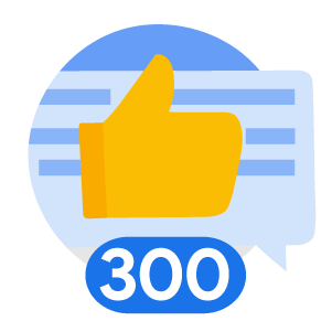Likes Received 300