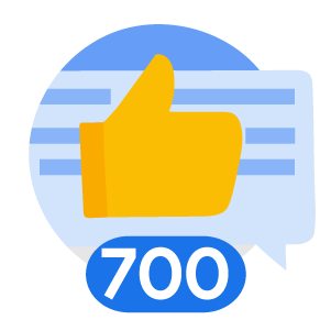 Likes Received 700