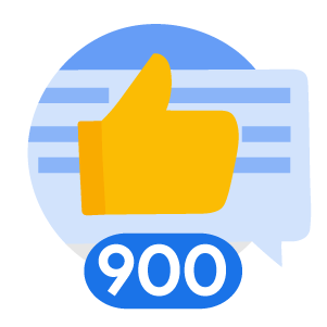 Likes Received 900