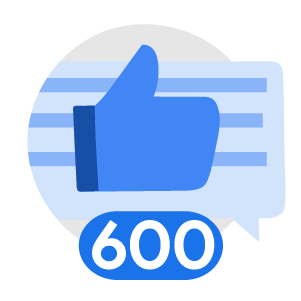 Likes Given 600