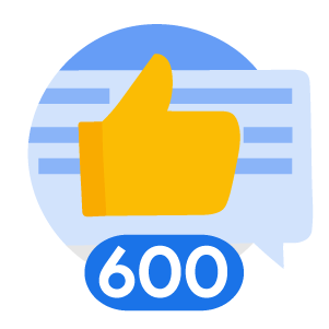 Likes Received 600
