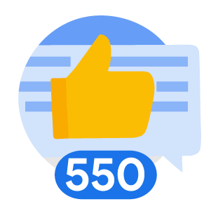 Likes Received 550