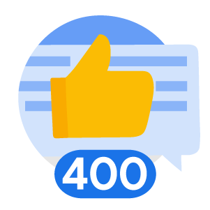 Likes Received 400